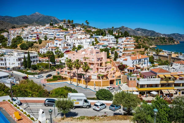 Cidade de Nerja na Costa del Sol na Andaluzia — Fotografia de Stock