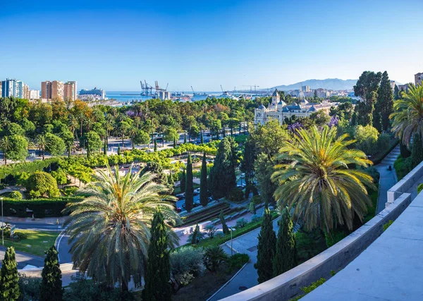 Málaga cidade na Costa del Sol — Fotografia de Stock