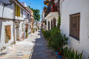 Costa del Sol üzerinde Marbella Townscape