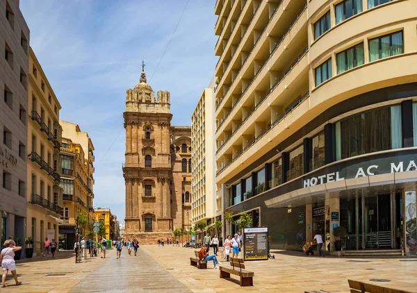 Ciudad de Málaga en la Costa del Sol — Foto de Stock