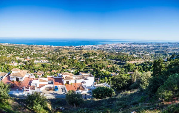 Het stadsbeeld van Mijas in Andalusië — Stockfoto