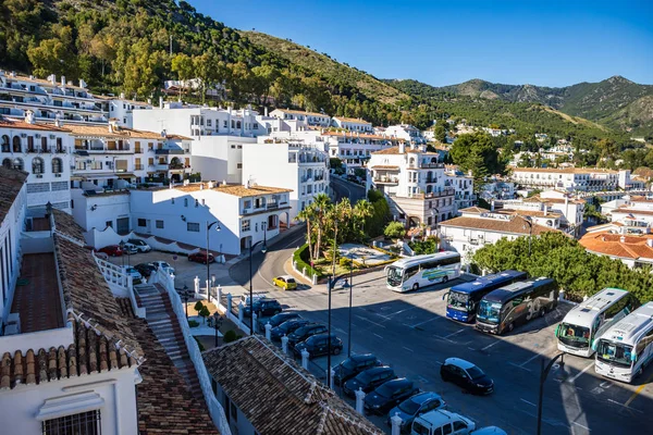 Het stadsbeeld van Mijas in Andalusië — Stockfoto