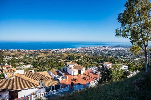 Paisagem urbana de Mijas na Andaluzia — Fotografia de Stock