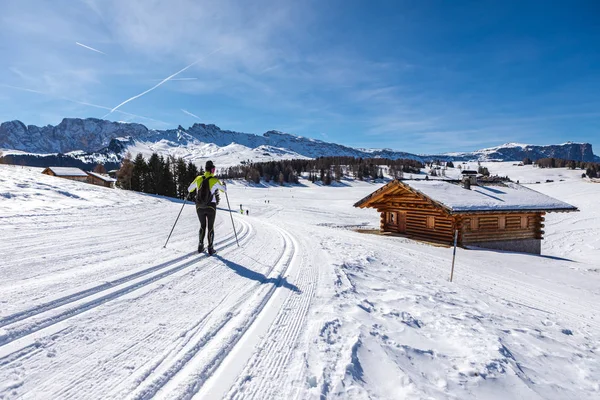 Het skigebied Groeden — Stockfoto