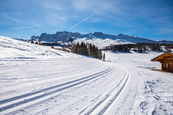 Het skigebied Groeden — Stockfoto