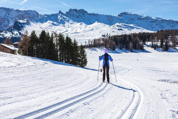 Het skigebied Groeden — Stockfoto