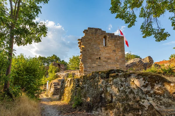 Ruina del castillo Lichtenstein en Hassberge — Foto de Stock