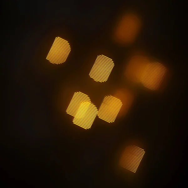 geometrik öğeleri üzerinde karanlık bir arka plan deseni ile güzel altın bokeh