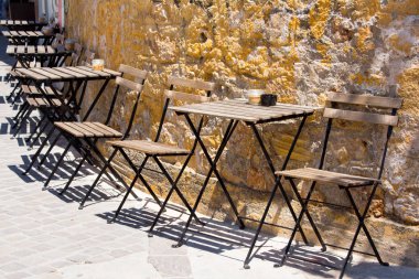 Chania, Yunanistan Restoranları ile Eski sokaklar