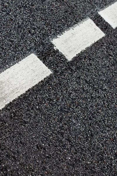 Asphalt Road Texture Con Striscia Bianca Contesto — Foto Stock