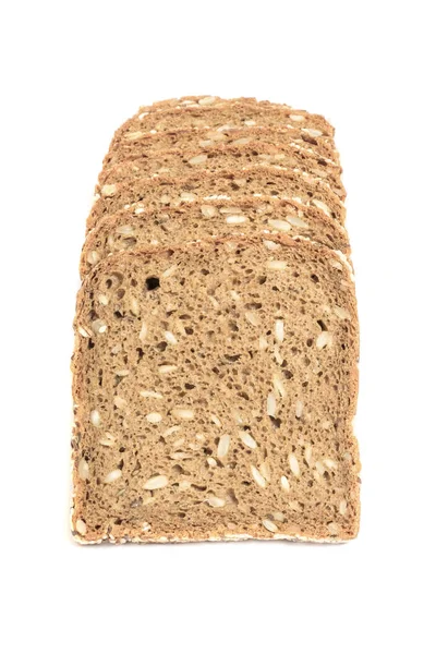 신선한 덩어리 Multigrain 글루텐 슬라이스 — 스톡 사진