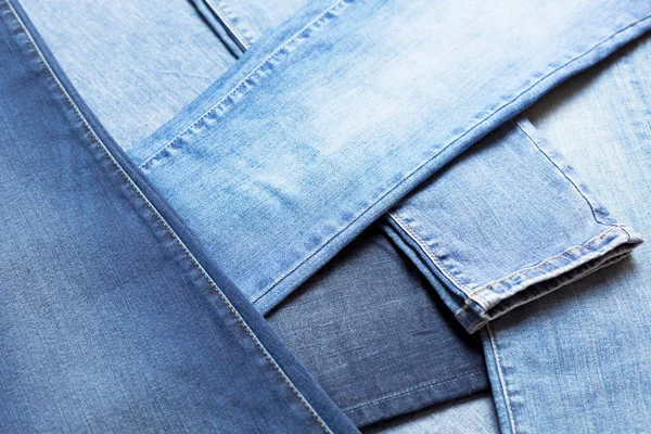 Arka plan ve çok farklı kot dokusuna