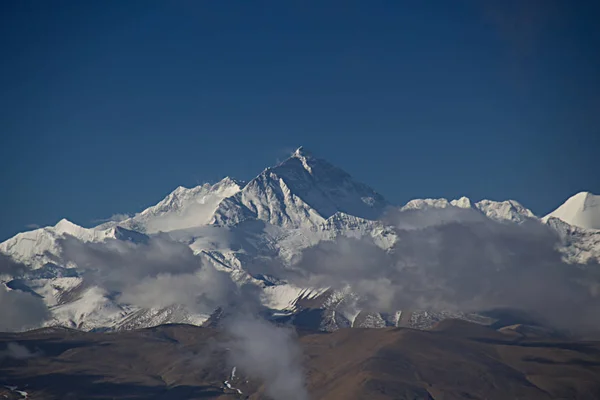 Mount Everest Vom Kya Lah Pass Tibet — Stockfoto