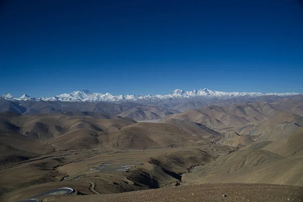 Kya Wu Lah Pass Tibet üzerinden Everest dağına