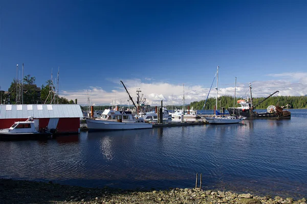 Ucluelet Harbor Vancouver Island Британская Колумбия — стоковое фото