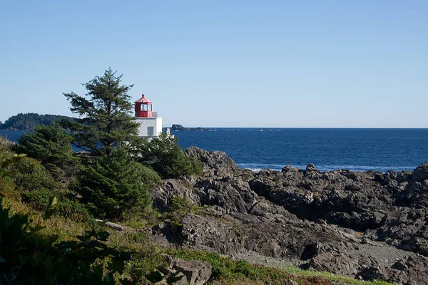 Ucluelet Lighthouse Loop Parte Del Wild Pacific Trail Amphitrite Point — Foto Stock