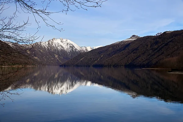 Coldwater Lake Bildat Vulkanen Helens — Stockfoto