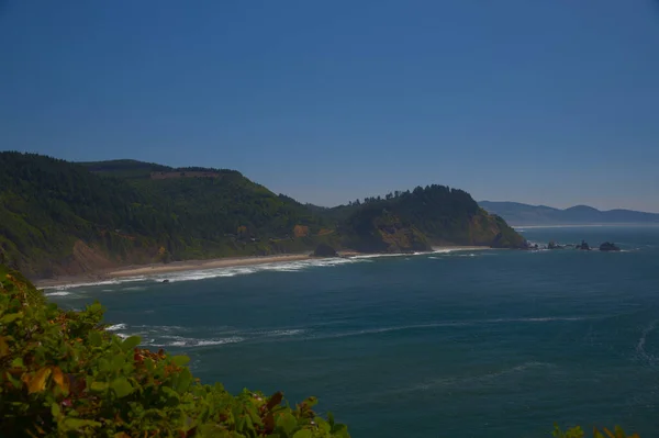 Drie Arch Rocks National Wildlife Refuge Van Cape Meares Aan — Stockfoto