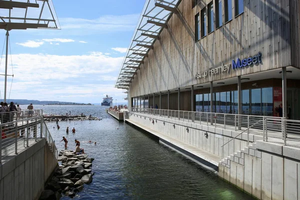 Oslo Norway July 2018 View Astrup Fearnley Museum Modern Art — стоковое фото