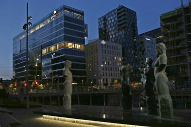 Oslo, Norveç 21 Temmuz 2018: yükleme 