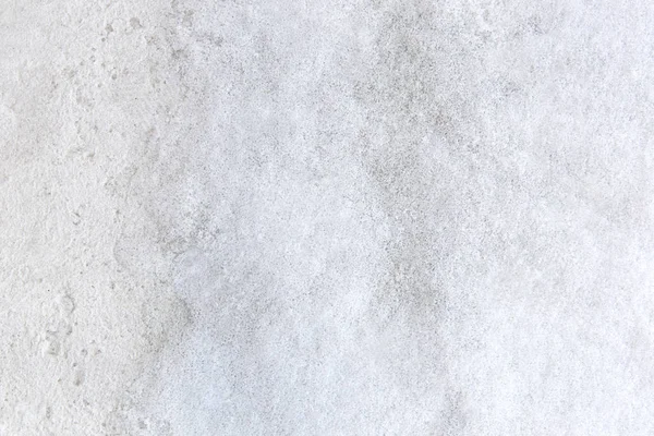 Tekstur Salju Pada Latar Belakang Beton Putih Lantai Tua Luar — Stok Foto
