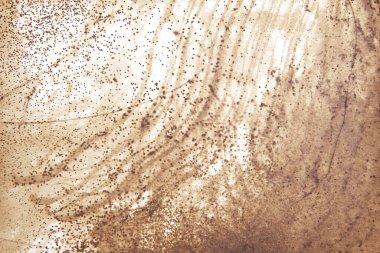 Soyut el boyası arka plan. Sanat yaratıcılığı geçmişi. Grunge fırça darbeleri. Potasyum permanganatla boyanmış..