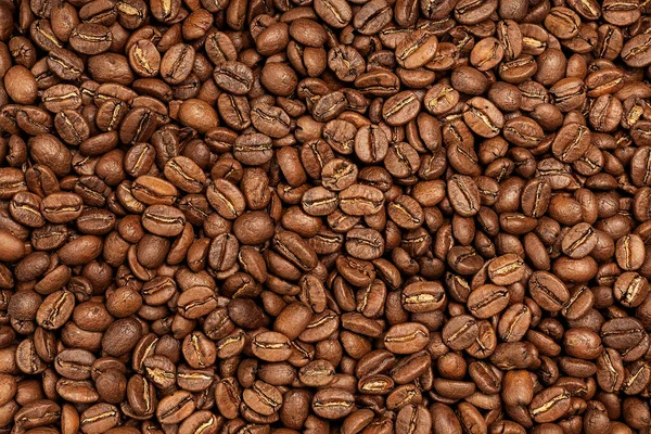 Background Coffee Beans Pattern Brown Roasted Coffee Bean Beans — Stock Photo, Image