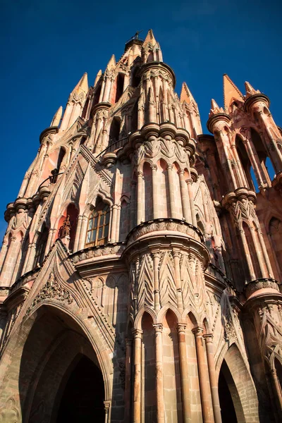 Main Church Historic Town San Miguel Allende Guanajuato Mexico — Stock Photo, Image