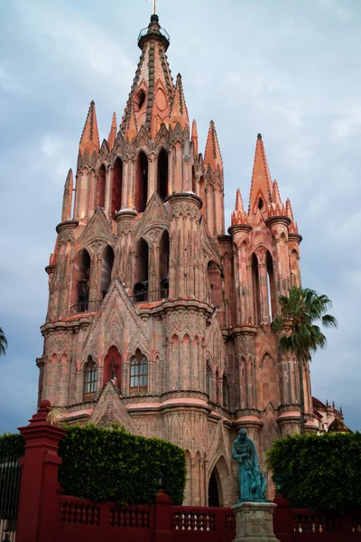 Main Church Historic Town San Miguel Allende Guanajuato Mexico — Stock Photo, Image