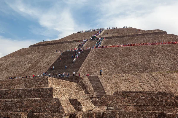 Teotihuacan Piramisok Közelében Mexico City Nap Piramis — Stock Fotó