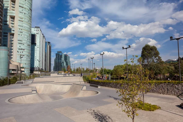Mexico City Mexiko Prosinec 2018 Skate Park Mexicana Parku Moderní — Stock fotografie