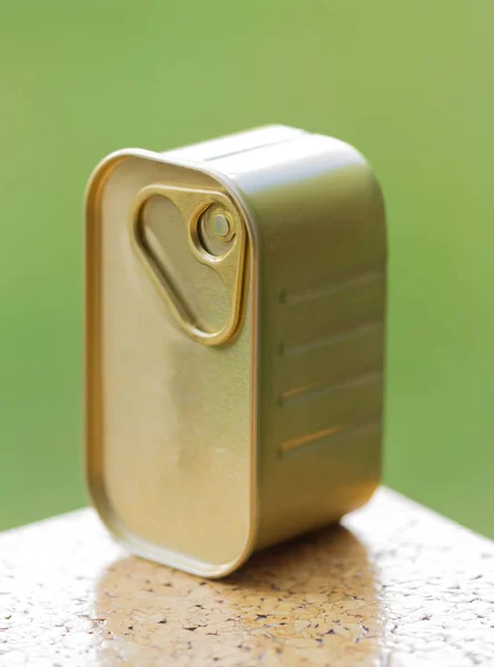 Metal Container Shallow Depth Field — Stock Photo, Image