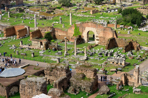 Roman forum, Palatine Hill.