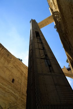 Valletta Üst Barrakka asansör.