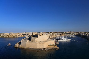 La Valletta Limanı'nın güzel manzarası
