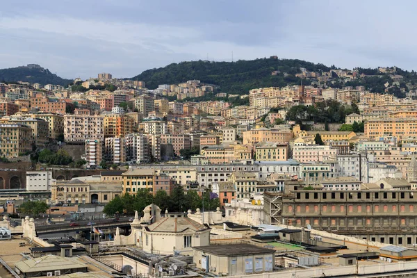 Cityscape de Génova Itália — Fotografia de Stock