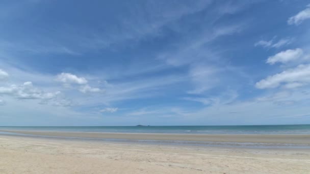 Plage Tropicale Idyllique Avec Plage Sable Blanc Journée Été Thaïlande — Video