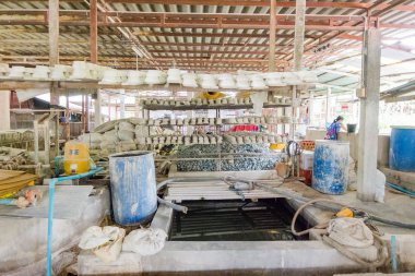 Lampang, Tayland - 22 Temmuz 2017 : Lampang'da müze seramik, tayland