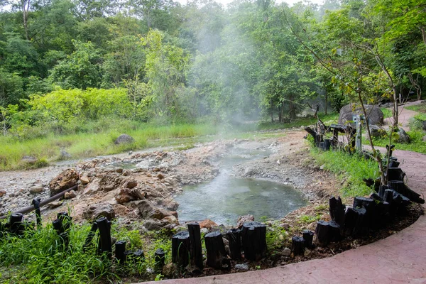 Tapai meleg tavasz Maehongson, Thaiföld Jogdíjmentes Stock Képek