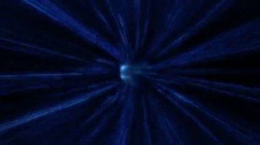 Sorunsuz döngü solucan deliği düz ile zaman ve mekan, warp dümdüz bu bilim kurgu