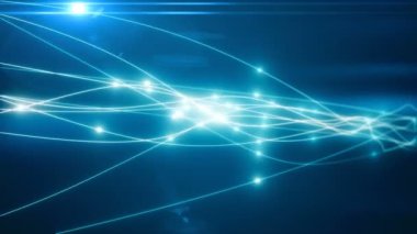 Bir optik fiber üzerinden sinyal iletim kavramı