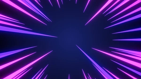 Komik hız radyal arka plan 3d çizim anime arka plan