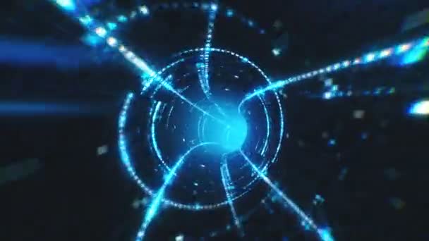 Tunnel de données de code hexadécimal 