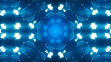 VJ fraktal kaleydoskop arka plan, arka plan hareket fraktal tasarımı ile.