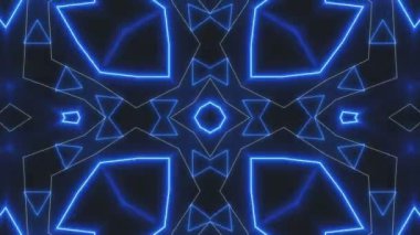 VJ fraktal kaleydoskop arka plan, arka plan hareket fraktal tasarımı ile.