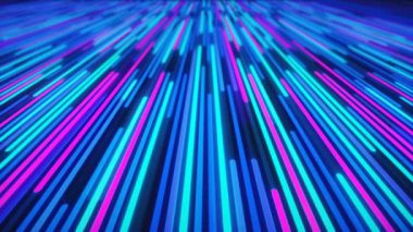 Retro tarzı parlak neon hatlarının arka plan