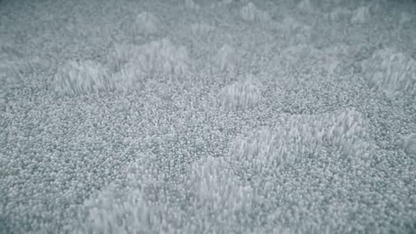 Soyut yer dalgaları kostik, 3d animasyon 4k — Stok video
