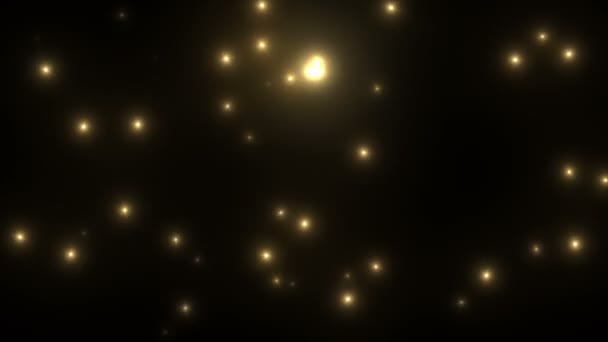 Lumière flash de l'appareil photo sur fond noir animation en boucle sans couture 