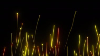 Yelllow soyut radyal geometrik arka plan hatları. Veri akışı. Fiber optik. Patlama yıldızı. Hareket etkisi. Arka plan