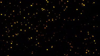 Altın konfeti düşme, döngü